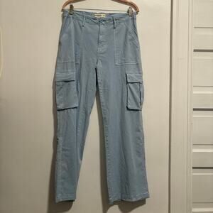 LoveGen Light Blue Cargo Pants Size 31 EUC